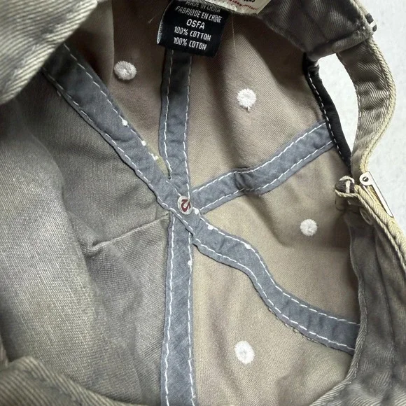 True Religion TRBJ CA 1956 Hat Vintage Y2K Distressed Contrast Stitch Strapback - Picture 11 of 11